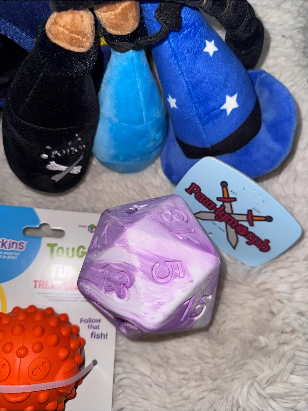 Dog Toys, Treat Dispensers, And Waste Bag Dispensers Bundle